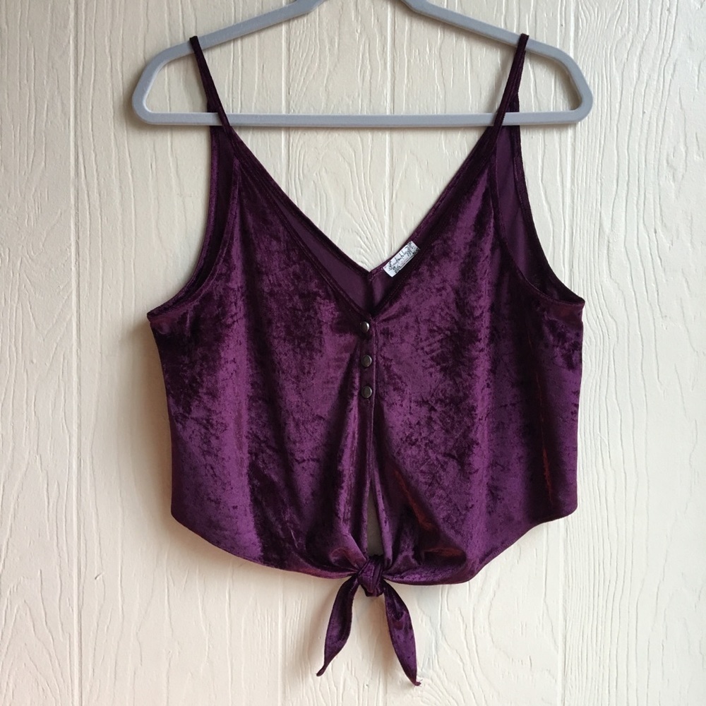 Intimately Free Velvety Tie At The Waist